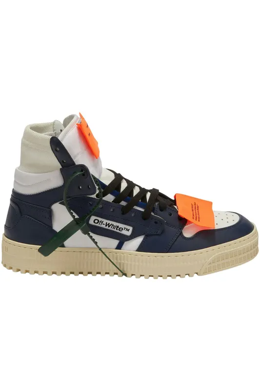 OFF-WHITE Off-Court 3.0 High White Navy Blue (FW22) (OMIA065F22LEA0010142)