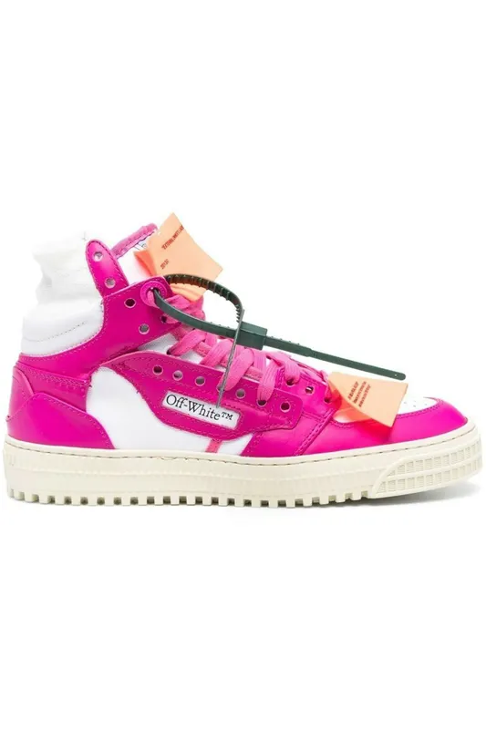 OFF-WHITE Off Court 3.0 Leather White Fuchsia (Women’s) (OWIA112S23LEA0010132)