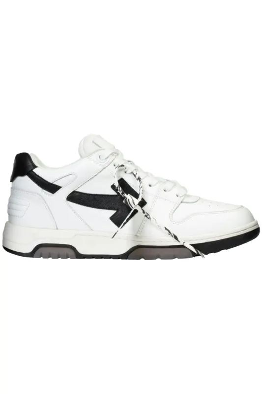 OFF-WHITE OOO Low Tops White Black Arrow 2021 (OMIA189R21LEA0010110 / OMIA189F21LEA0010110)