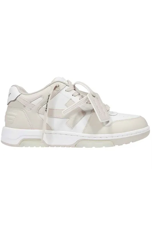 Off-White Out Of Office Calf Leather White Beige (OMIA189C99-LEA007-0161)