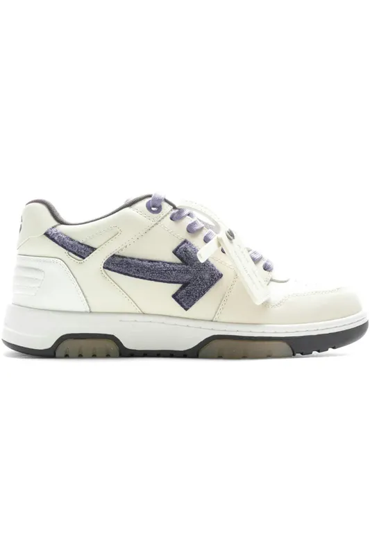OFF-WHITE Out Of Office Low College Off White Purple Chenille (OMIA189S23LEA0130337)