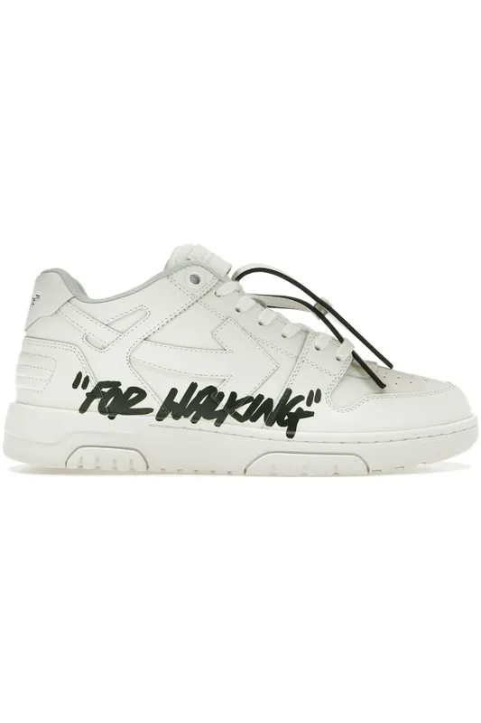OFF-WHITE Out Of Office Low For Walking White Black (OMIA189C99LEA0120110)