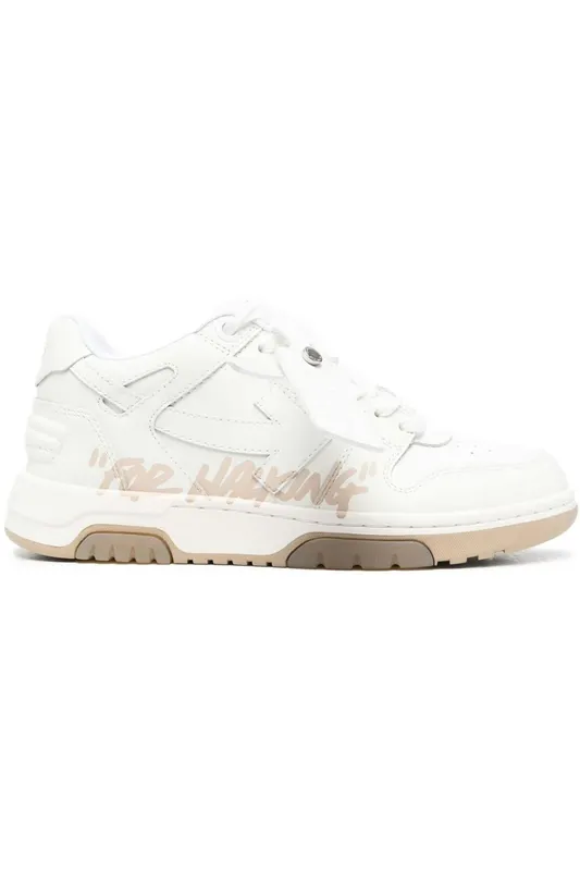 OFF-WHITE Out Of Office Low “For Walking” White Sand (Women’s) (OWIA259S23LEA0030117)