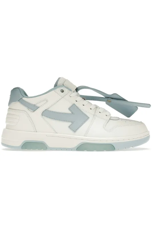 OFF-WHITE Out Of Office OOO 30 MM Low Tops White Light Blue (OMIA189C99LEA0010145 / OMIA189C99LEA0040140)