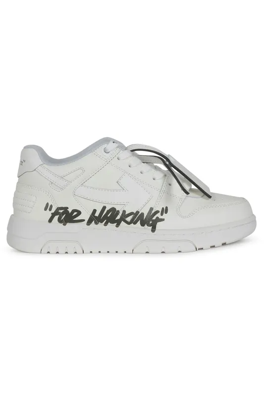 OFF-WHITE Out Of Office OOO For Walking White Black (Women’s) (OWIA259C99LEA0110110)