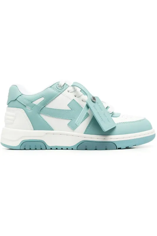 OFF-WHITE Out Of Office OOO Low Tops Celadon (Women’s) (OWIA259S23LEA0014901)