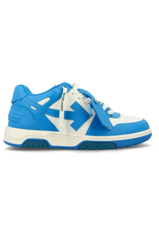 OFF-WHITE Out Of Office OOO Low Tops White Blue (FW22) (OMIA189F22LEA0014501)