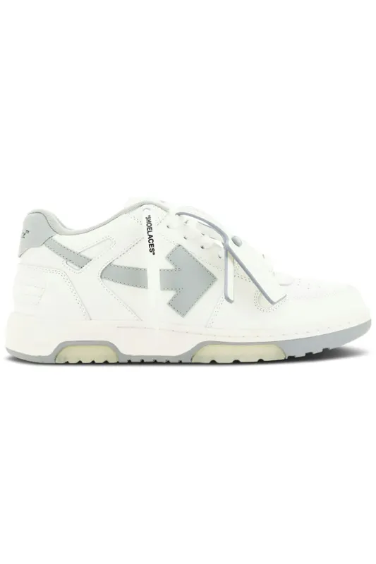 OFF-WHITE Out Of Office OOO Low Tops White Grey (2023) (OMIA189C99LEA006-0109)