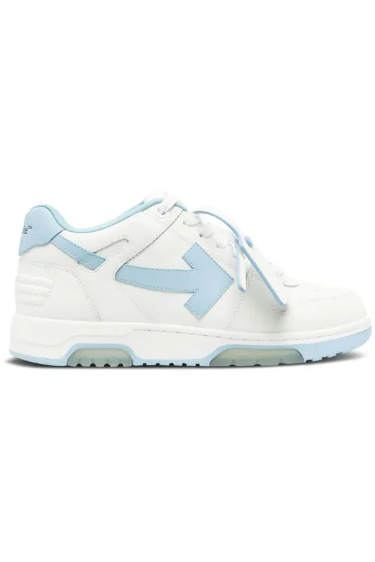 OFF-WHITE Out Of Office OOO Low Tops White Light Blue (2023) (OMIA189C99LEA006-0140)