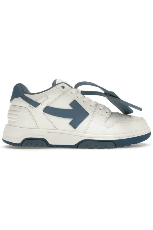 OFF-WHITE Out Of Office OOO Low White Navy Blue (OMIA189S22LEA0010146)