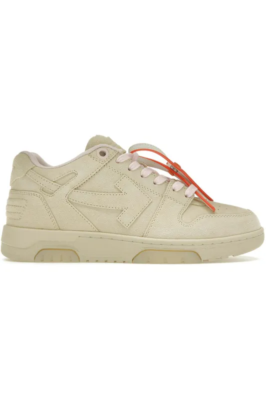 Off-White Out Of Office Suede Beige Pink (OMIA189F23-LEA006-6161)