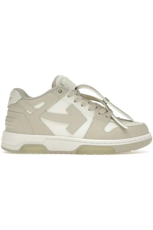 Off-White Out Off Office Calf Leather White Beige (Women’s) (OWIA259C99-LEA006-0161)