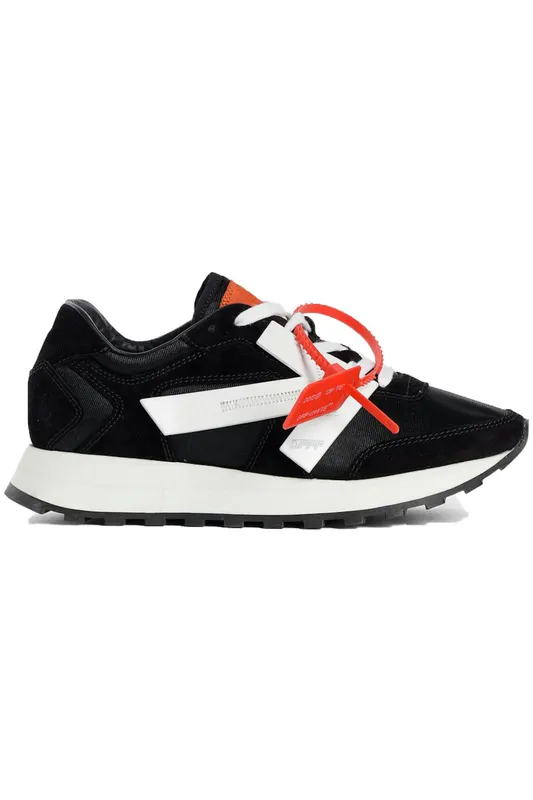 Off-White Suede Runner Black (Women’s) (OWIA163S19D800341001)