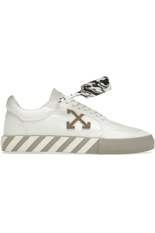 OFF-WHITE Vulc Low Eco Canvas White Grey (OMIA085F21FAB0010161)