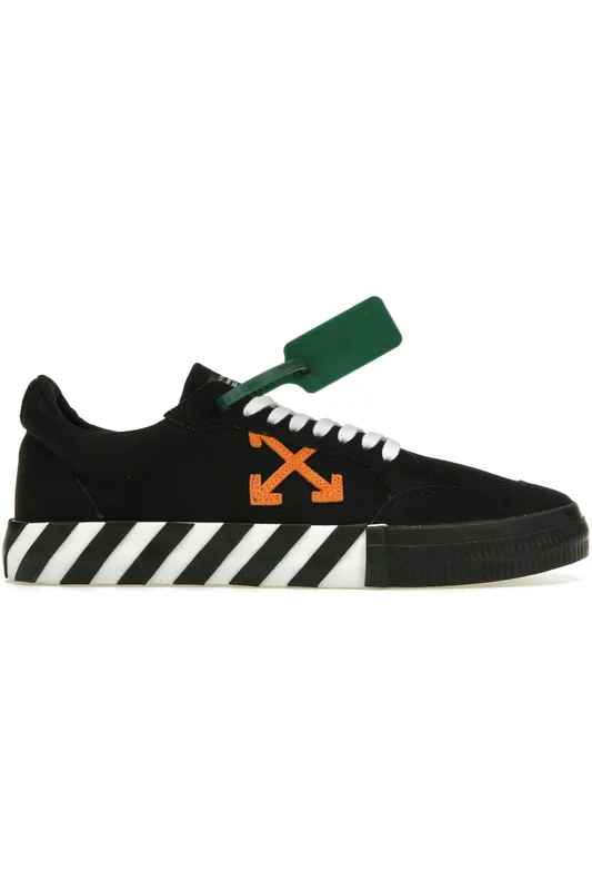 OFF-WHITE Vulc Low Top Black Orange (omia085s22fab0011020)