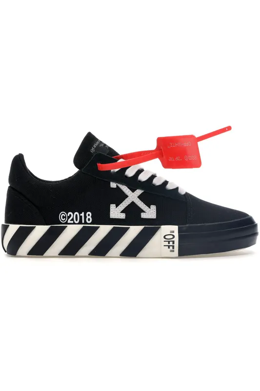 OFF-WHITE Vulc Low Updated Stripes Black (Women’s) (OWIA146R198000161000)