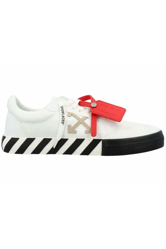 OFF-WHITE Vulc Low White Black Sand (OMIA085S23FAB0010117)