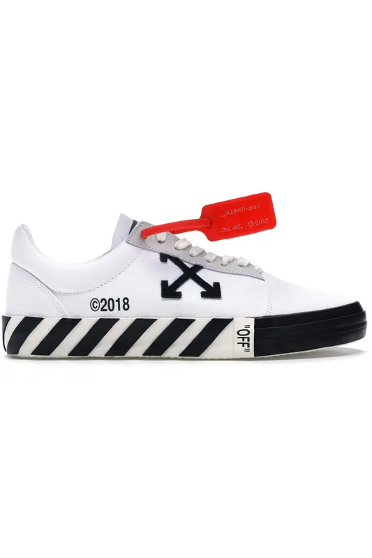 OFF-WHITE Vulc Low White (Updated Stripes) (OMIA085R198000160100)
