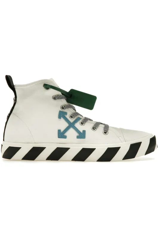 OFF-WHITE Vulc Mid White Blue (OMIA119S22FAB0010145)