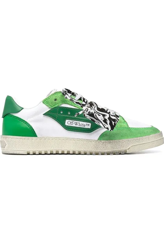 OFF-WHITE Vulcanized 5.0 Low Top White Green (OMIA227F21FAB0010155)