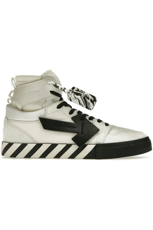 OFF-WHITE Vulcanized Hi Top White Black (OMIA225F21LEA0010110)
