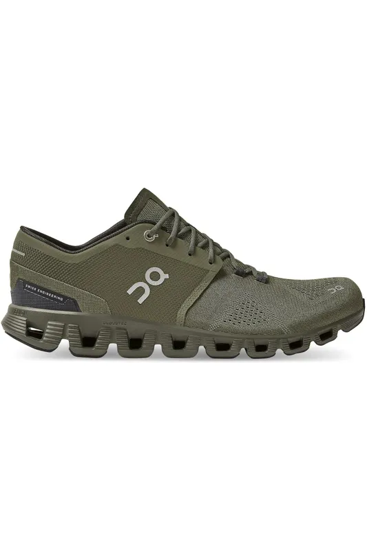 On Running Cloud X Olive Green Fir (40.99242)