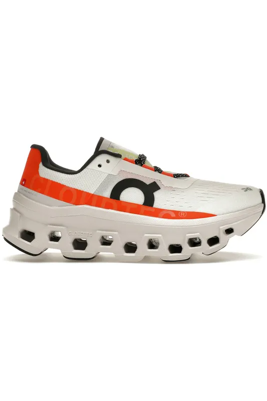 On Running Cloudmonster Undyed-White Flame (Women’s) (61.98083)