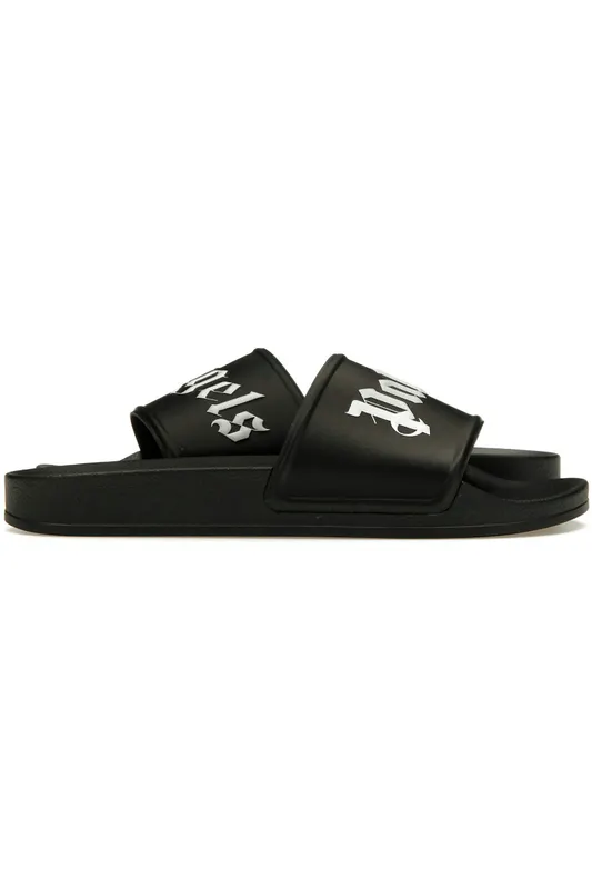 Palm Angels Pool Slides Black (Women’s) (PWIC002C99PLA0031001)