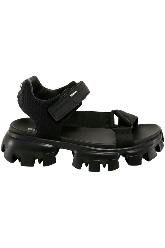 Prada Cloudbust Thunder Sandal Black Nylon (2X3056_3L74_F0002)