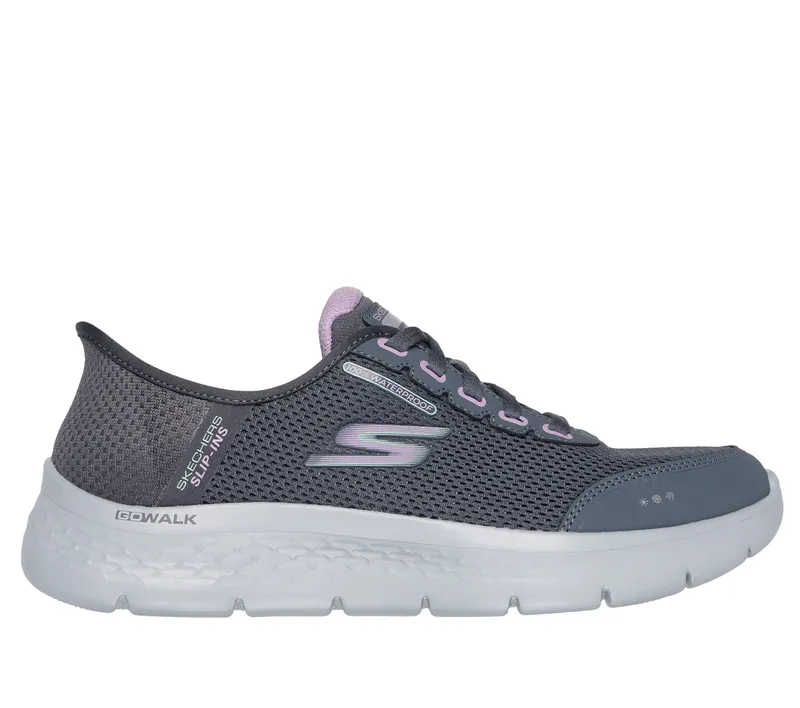 Skechers Skechers Slip-ins: GO WALK Flex – Clear Creek – Houtskool / Lavendel (124846-CCLV)