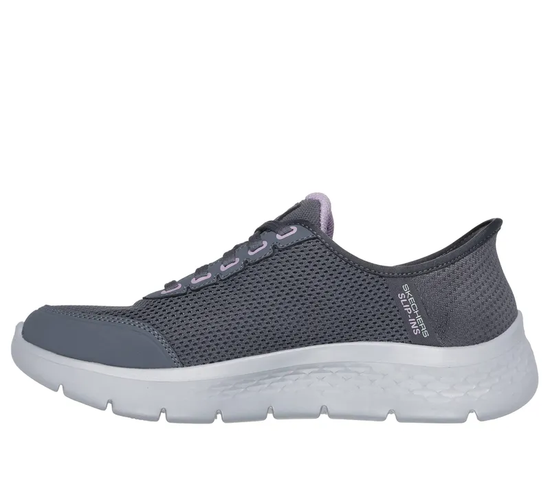 Skechers Skechers Slip-ins: GO WALK Flex – Clear Creek – Houtskool / Lavendel (124846-CCLV)