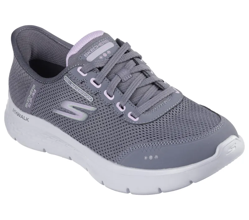 Skechers Skechers Slip-ins: GO WALK Flex – Clear Creek – Houtskool / Lavendel (124846-CCLV)