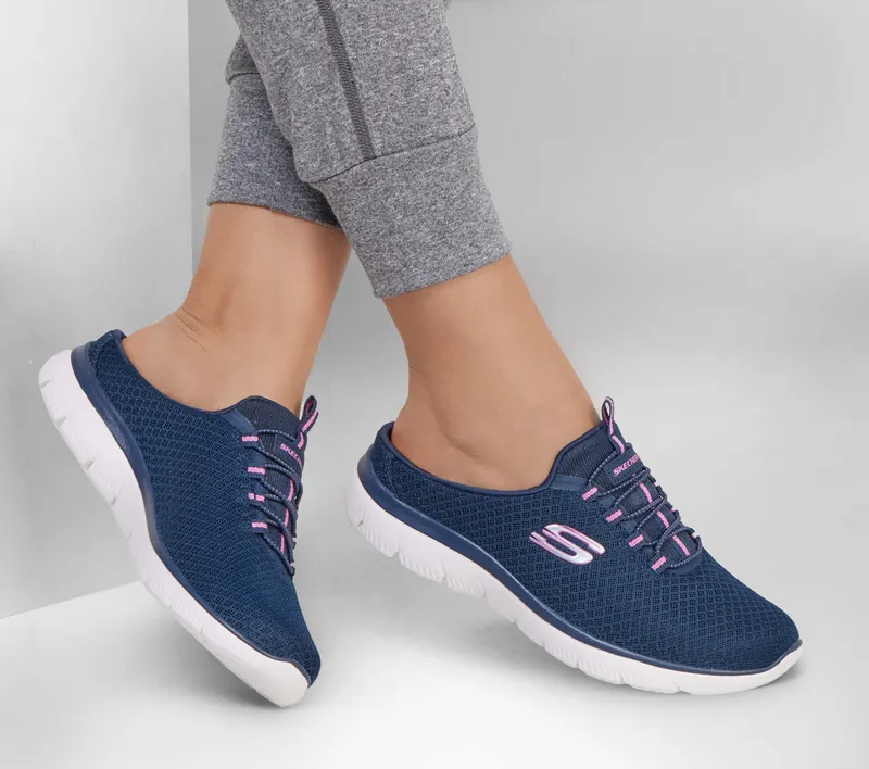 Skechers Summits – Swift Step – Marine / Heet Roze (149529-NVHP)