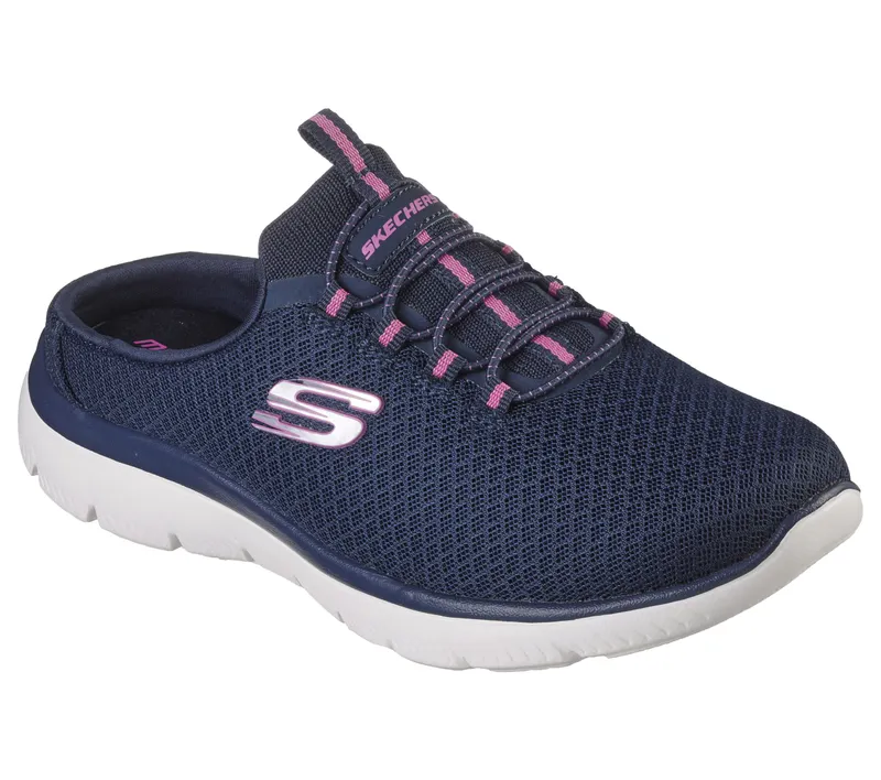 Skechers Summits – Swift Step – Marine / Heet Roze (149529-NVHP)
