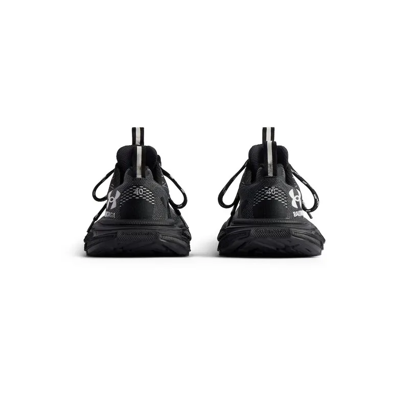 Balenciaga Women’s Under Armour® 3xl Knit Sneaker In Black / White Black / White (814415W3XUA1090)