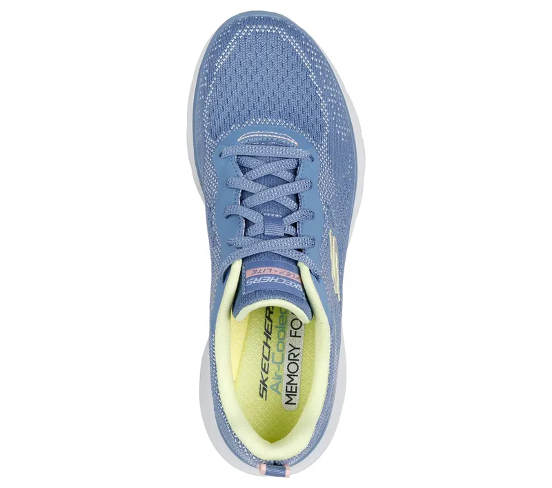 Skechers Flex Appeal 5.0 – Cruising Thru – Blauw / Limoen (150210-BLLM)