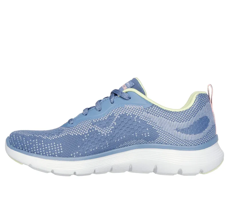Skechers Flex Appeal 5.0 – Cruising Thru – Blauw / Limoen (150210-BLLM)