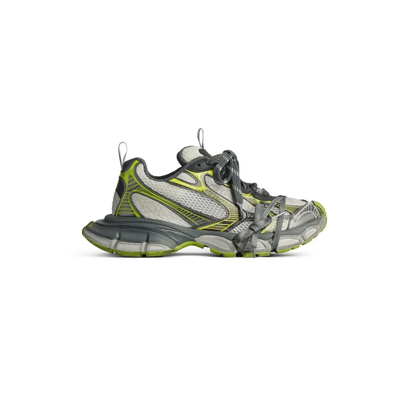 Balenciaga Men’s 3xl Sneaker In White / Grey / Green / Yellow White / Grey / Green / Yellow (734734W3XL59237)