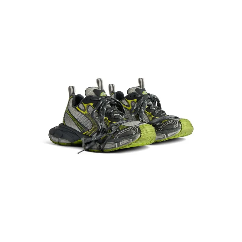 Balenciaga Men’s 3xl Sneaker In White / Grey / Green / Yellow White / Grey / Green / Yellow (734734W3XL59237)