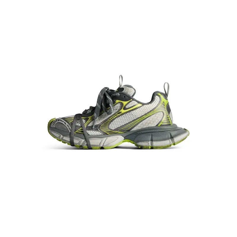 Balenciaga Men’s 3xl Sneaker In White / Grey / Green / Yellow White / Grey / Green / Yellow (734734W3XL59237)
