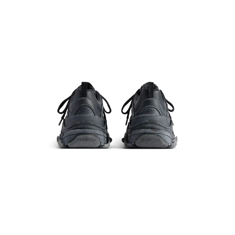Balenciaga Men’s Triple S Sporty Sneaker In Black Black (803241WTSSL1000)