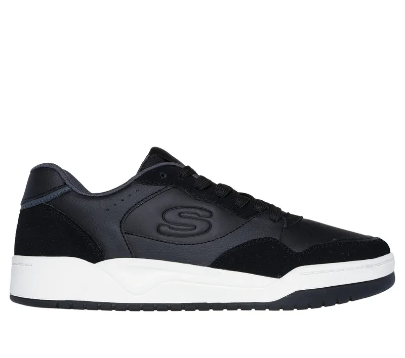 Skechers Koopa Court – Volley Low Varsity – Zwart (183241-BLK)