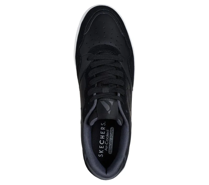Skechers Koopa Court – Volley Low Varsity – Zwart (183241-BLK)