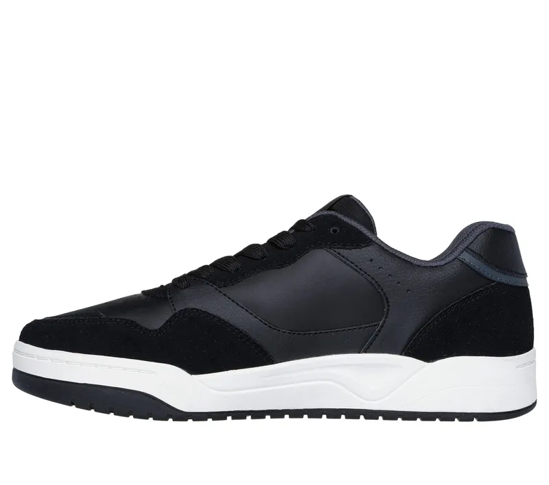 Skechers Koopa Court – Volley Low Varsity – Zwart (183241-BLK)