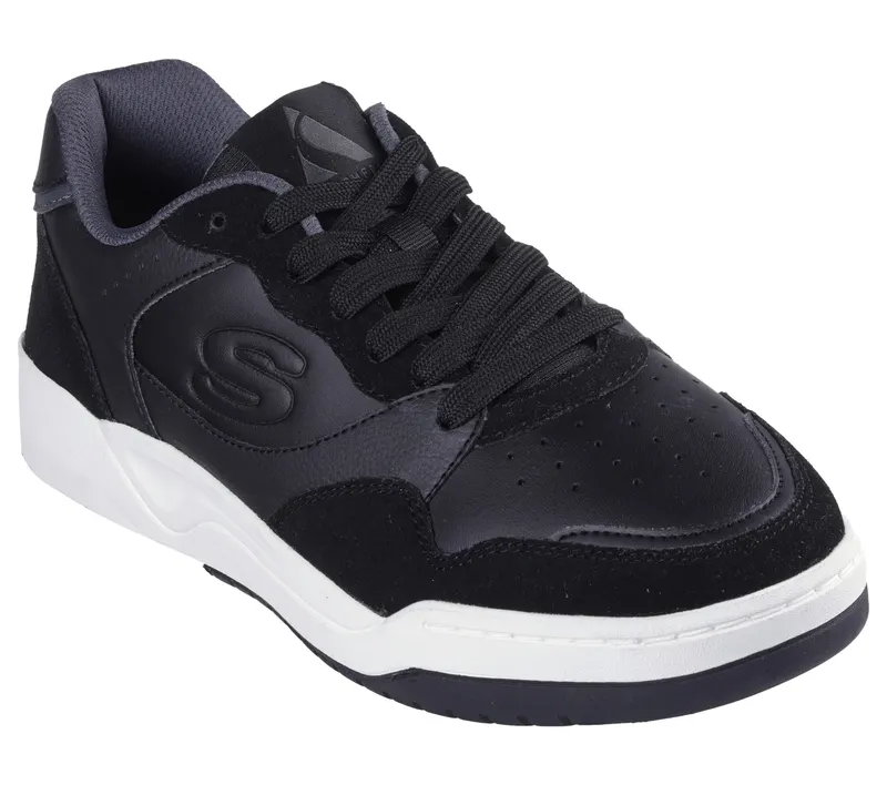 Skechers Koopa Court – Volley Low Varsity – Zwart (183241-BLK)