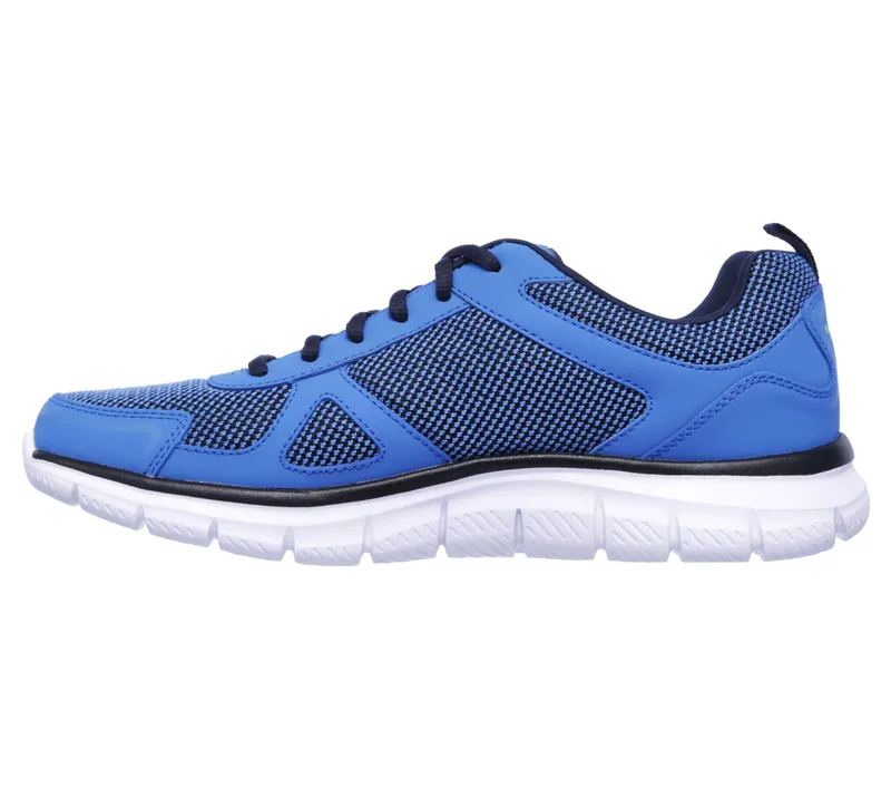 Skechers Track – Bucolo – Blauw / Limoen (52630-BLLM)