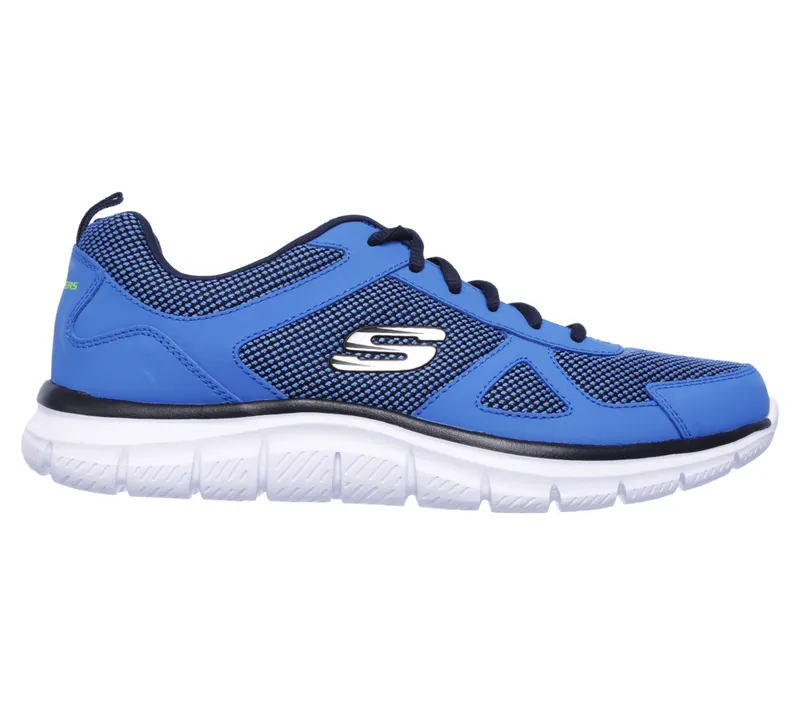 Skechers Track – Bucolo – Blauw / Limoen (52630-BLLM)