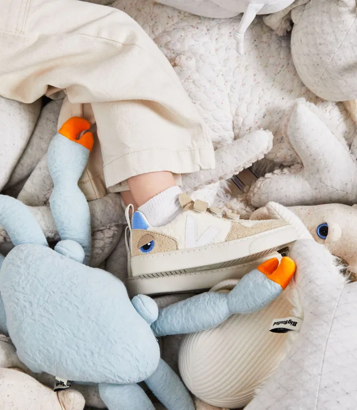 Veja V-10 FLEECE VEJA X BIGSTUFFED PURE WHITE (CG3003843C)