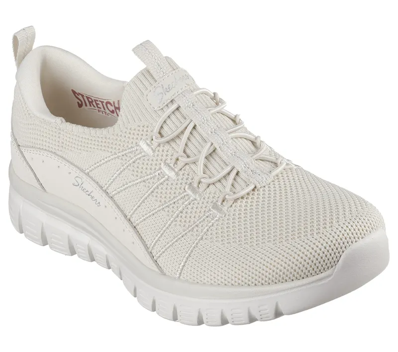 Skechers Graceful – Picture Perfect – Gebroken Wit (100702-OFWT)