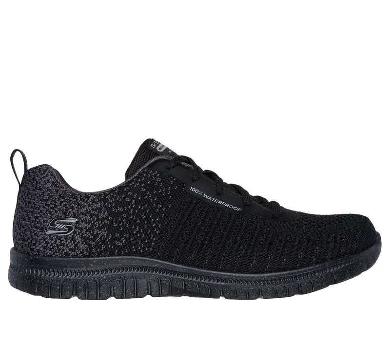 Skechers Virtue – Dryspell – Zwart / Houtskool (104449-BKCC)